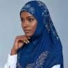 Rhinestone Instant Hijab