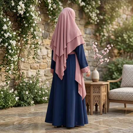 Pink Chiffon Hijab